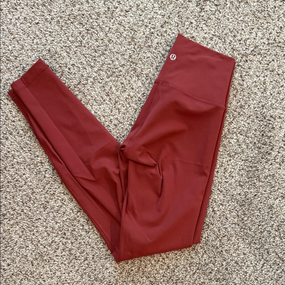 lululemon athletica Red Leggings